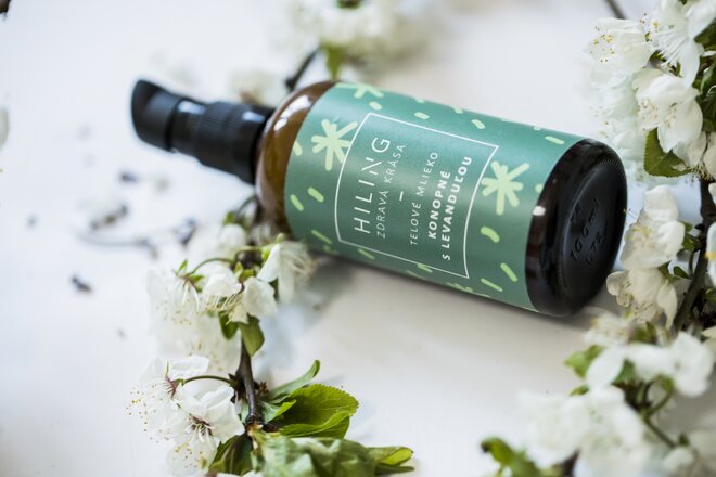100 ml Univerzálne telové mlieko slovenskej výroby "Konopa"