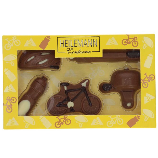 100 g Čokoládová sada "Bicykel s výbavou"