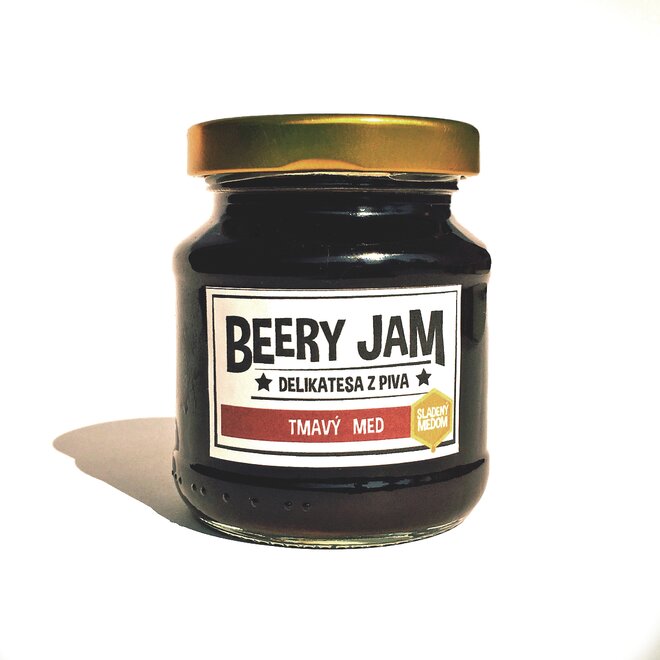 145 ml Pivný džem slovenského výrobcu Beery Jam "Tmavý med"