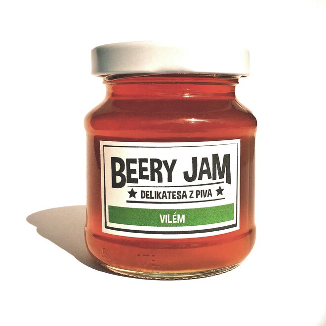 145 ml Pivný džem slovenského výrobcu Beery Jam "Vilém"