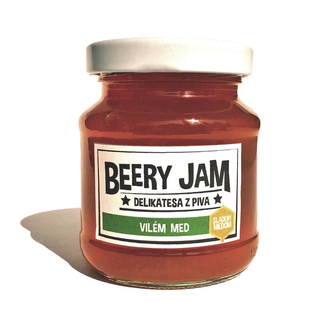 145 ml Pivný džem slovenského výrobcu Beery Jam "Vilém med"