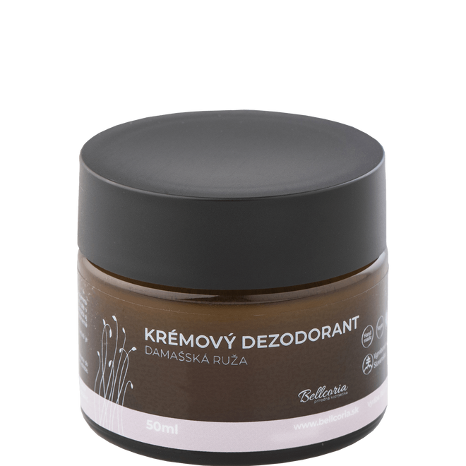 50 ml Prírodný krémový dezodorant (damašská ruža)