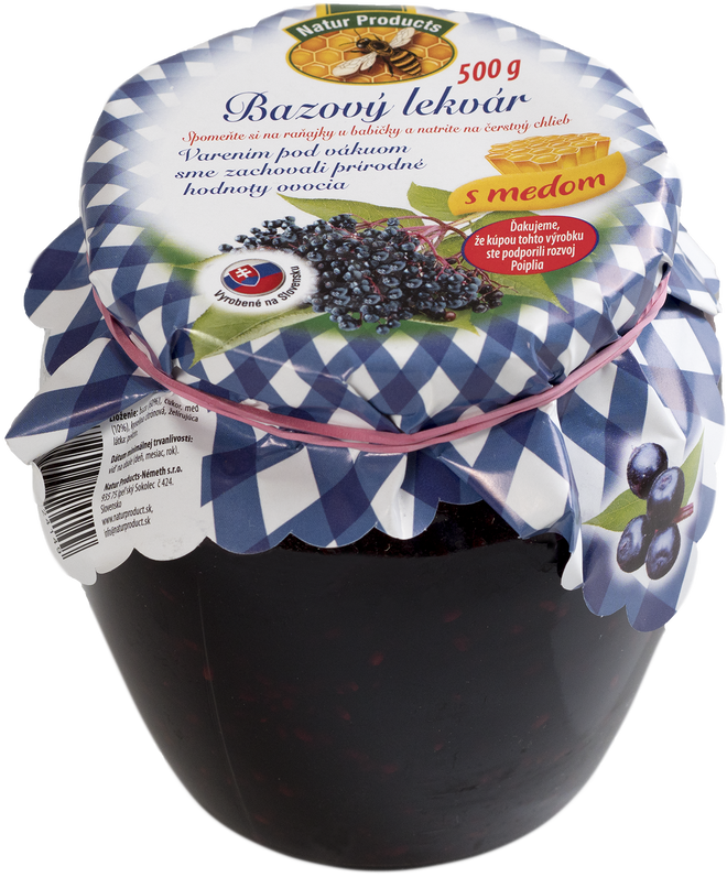 500 g Lekvár s medom (bazový)