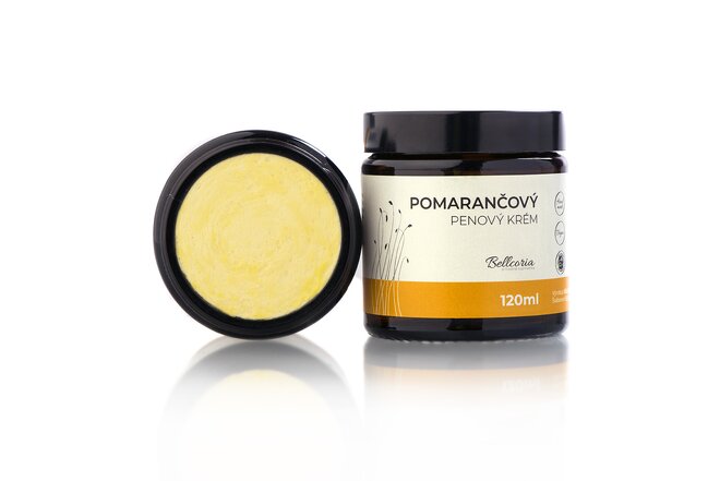 120 ml Prírodný penový krém (pomarančový)