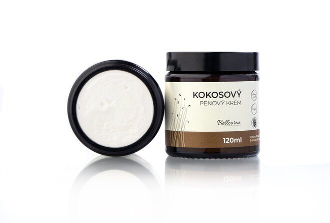 120 ml Prírodný penový krém (kokosový)