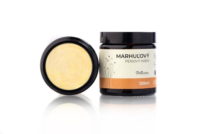 120 ml Prírodný penový krém (marhuľový)
