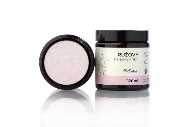 120 ml Prírodný penový krém (ružový)