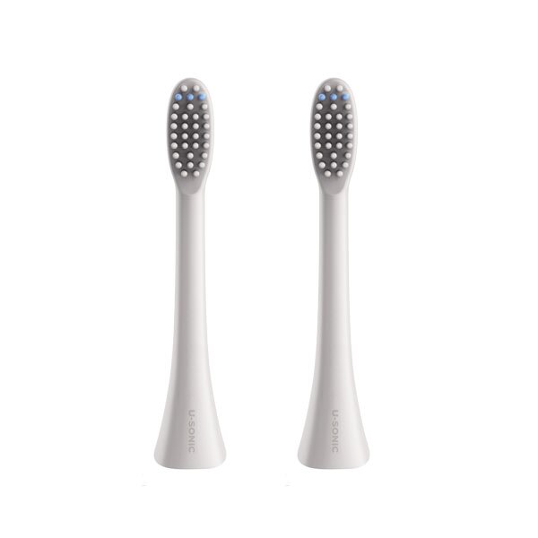 2 x Náhradná hlavica pre zubnú kefku UMAX U-Sonic White