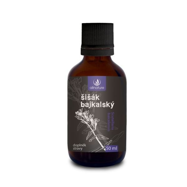 50 ml Bylinné kvapky Allnature „Šišak bajkalský“