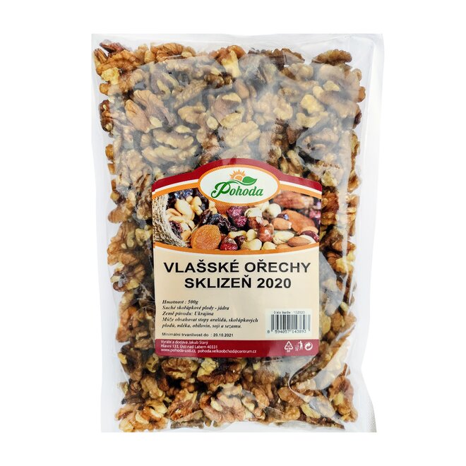 500 g Jadrá vlašských orechov