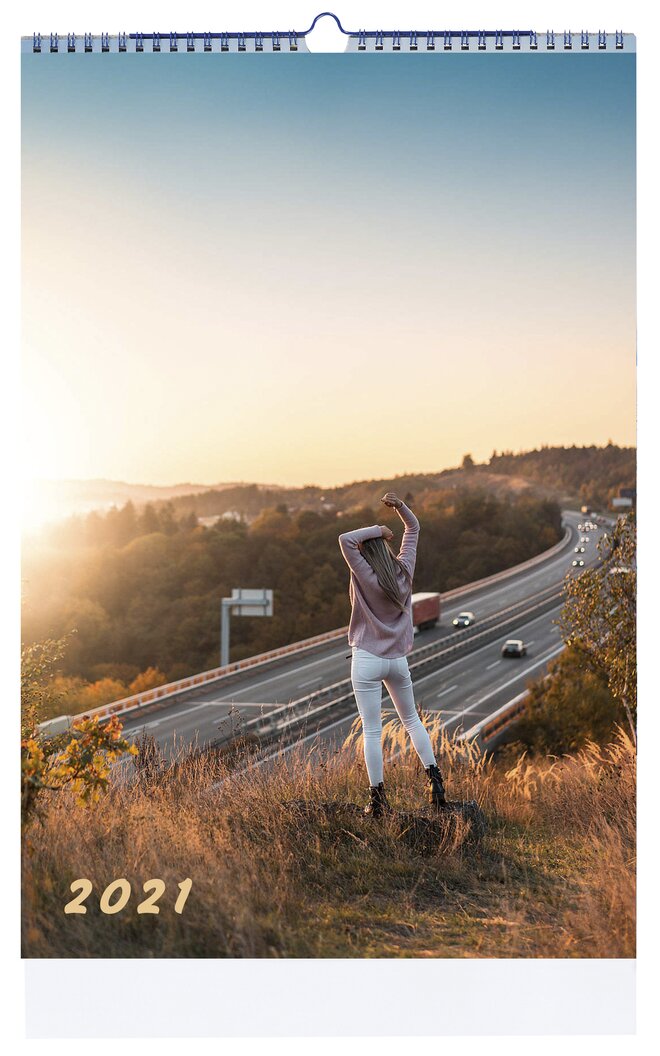 Nástenný fotokalendár / na výšku / A4