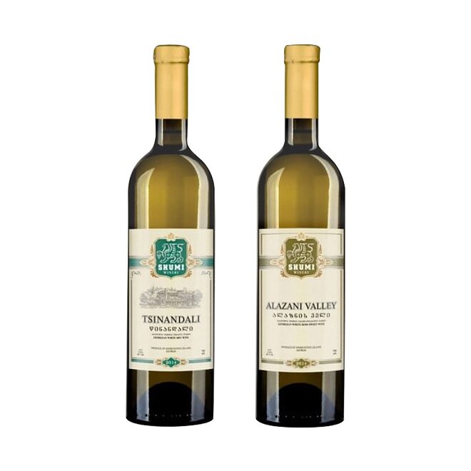 2 x 0,75 l Gruzínske víno (Alazani Valley +Tsinandali)