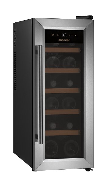 Termoelektrická voľne stojaca vinotéka Concept VTE6012 (pre 12 fliaš)