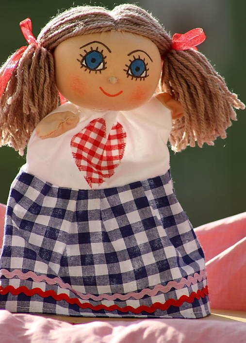 Maňuška slovenskej výroby "Bábika Eliška"