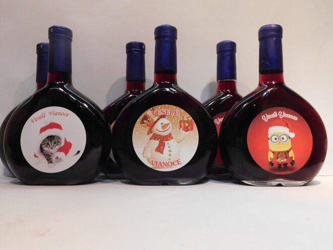 6 x 0,5 l Ríbezľové víno s vianočnou etiketou