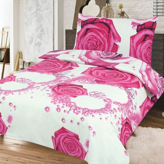 Krepové obliečky ROSE (100% bavlna)