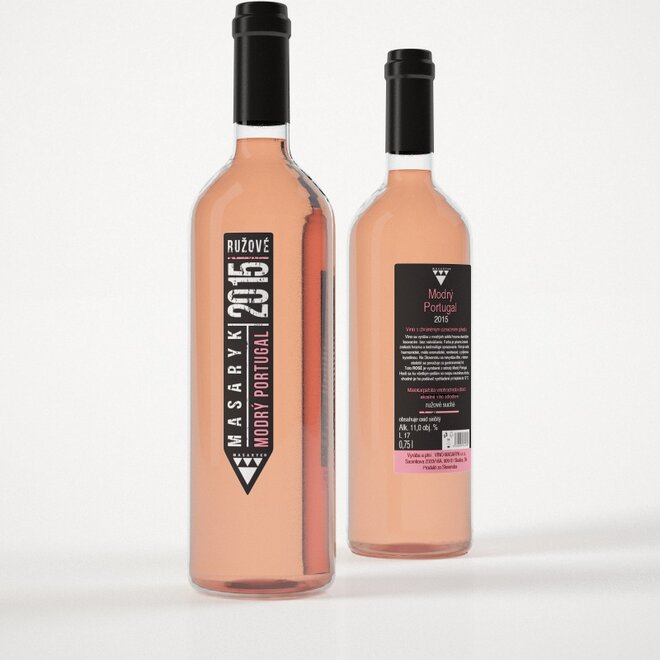 6 x Modrý portugal rosé 2015