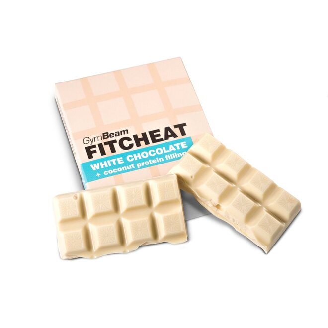 90 g Proteinová čokoláda Fitcheat (biela čokoláda + kokos)