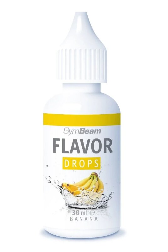 30 ml Flavor Drops od GymBeam (banán)