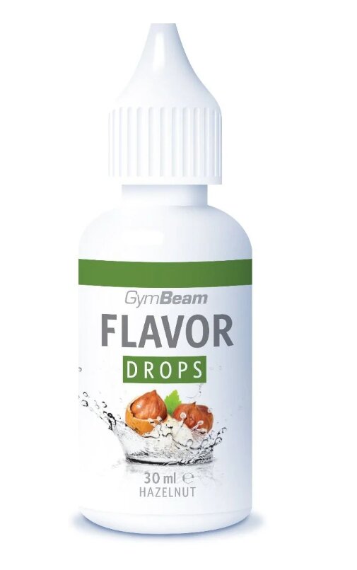 30 ml Flavor Drops od GymBeam (lieskový orech)