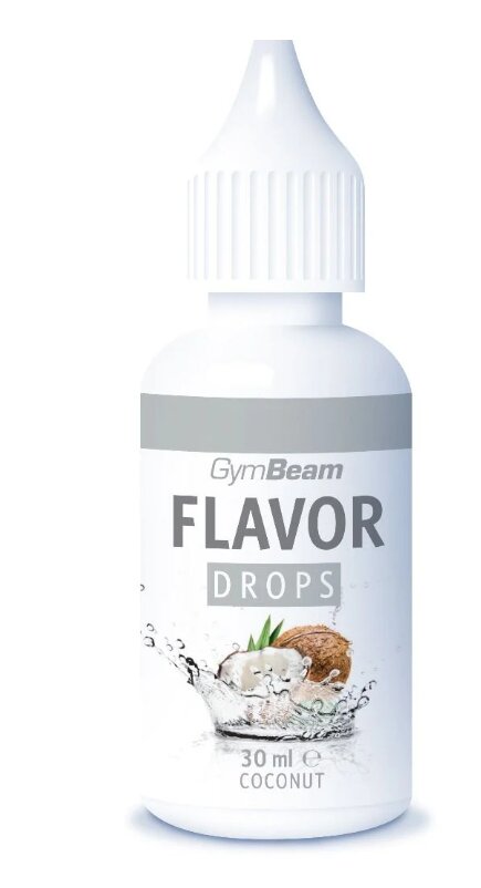 30 ml Flavor Drops od GymBeam (kokos)