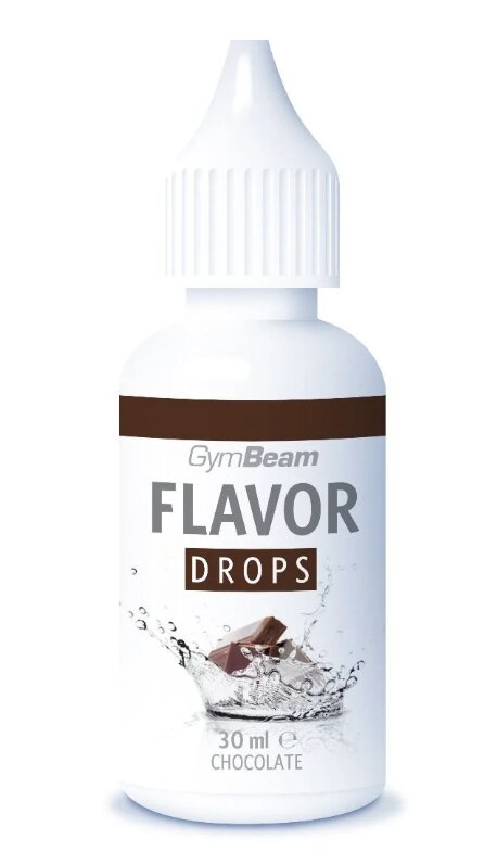 30 ml Flavor Drops od GymBeam (čokoláda)
