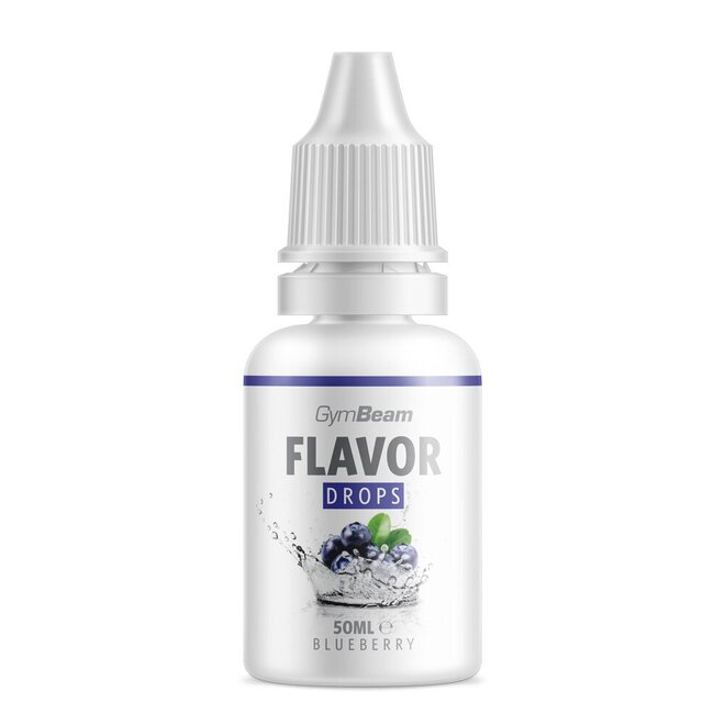 30 ml Flavor Drops od GymBeam (čučoriedka)