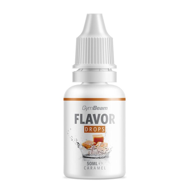 30 ml Flavor Drops od GymBeam (karamel)