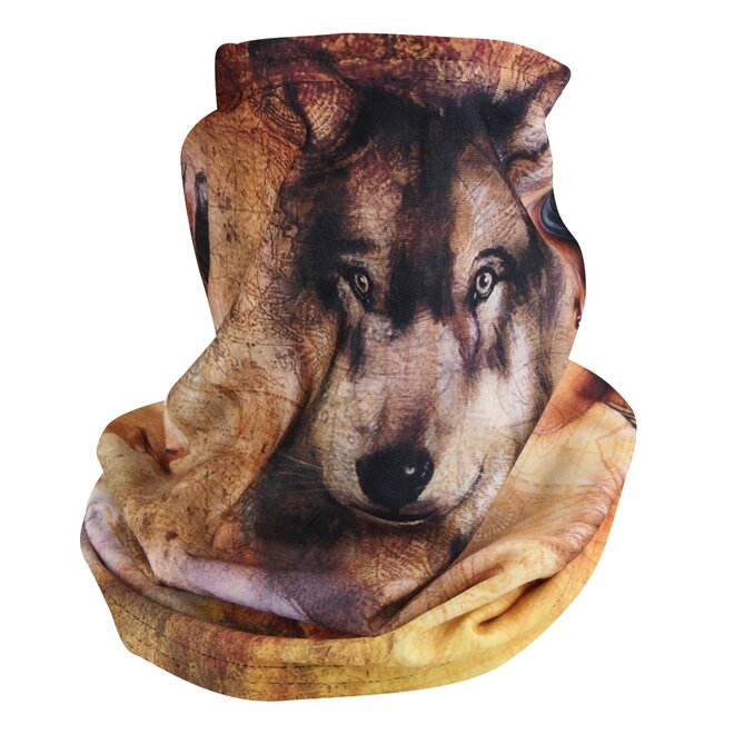 Multifunkčný nákrčník vzor 132 Wolf
