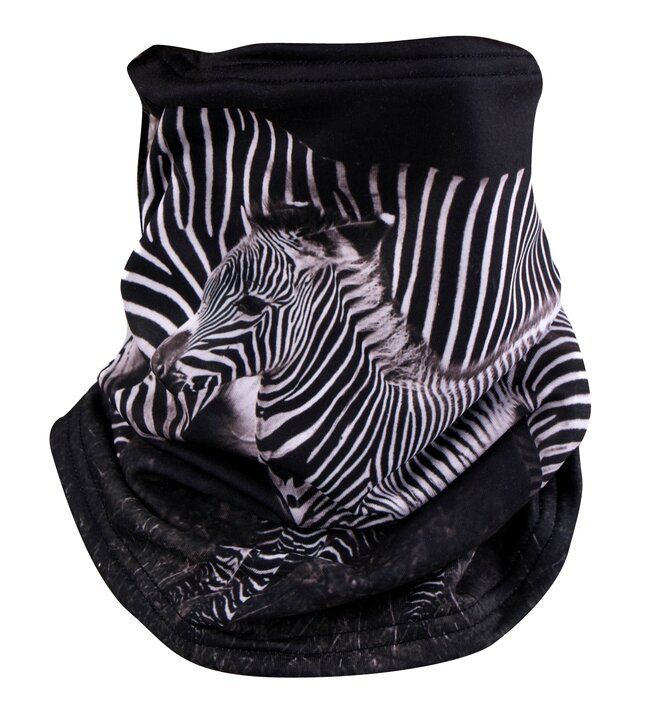 Multifunkčný nákrčník vzor 138 Zebra Black