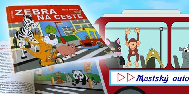 4 Eur za originálnu rozprávkovú knižku „Zebra na ceste“ so zľavou 50%!