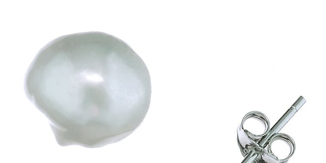Náušnice Orchira s bielymi perlami