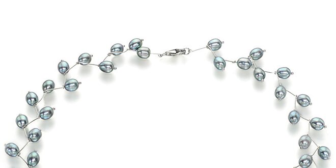 Náhrdelníky Orchira s šedými perlami