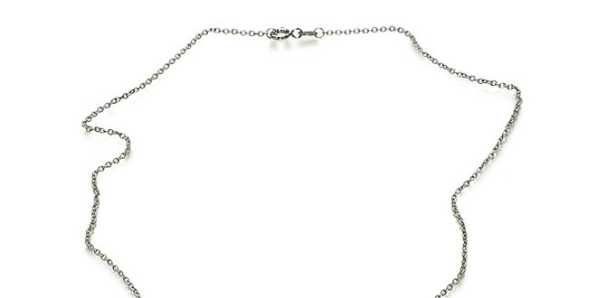 Strieborný náhrdelník Orchira s bielou, broskyňovou a čokoládovou perlou