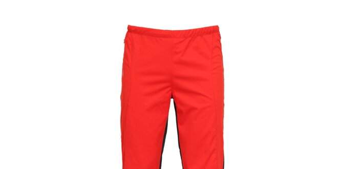 Pánske červené softshellové nohavice Bergson
