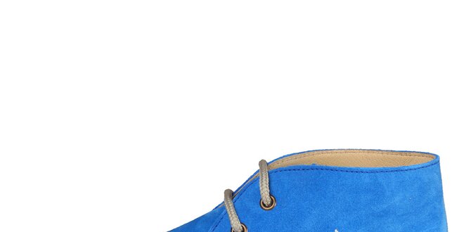 Dámske modré šnúrovacie topánky U.S. Polo
