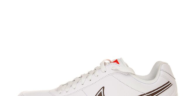 Pánske biele tenisky Nike T77 Lite s hnedým logom