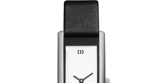 Dámske náramkové čierne hodinky Danish Design
