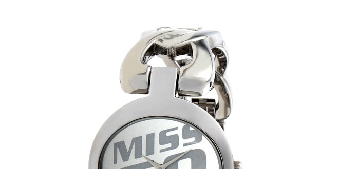 Dámske oceľové hodinky v striebornej farbe Miss Sixty