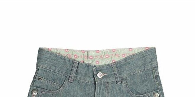 Detské džínsové šortky Hello Kitty