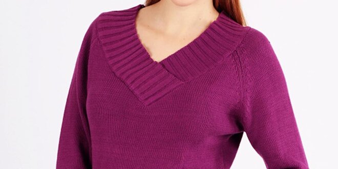 Dámsky fialový sveter Nothing Else