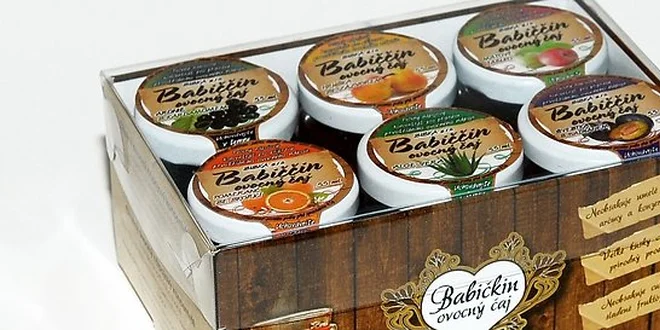 Darčekový set či rodinné balenie Babičkinho ovocného „pečeného“ čaju, Kráľovský džem - ručná výroba