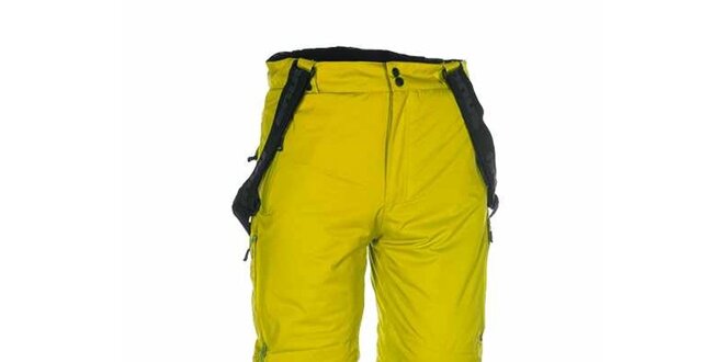 Pánske žlté lyžiarske nohavice Envy