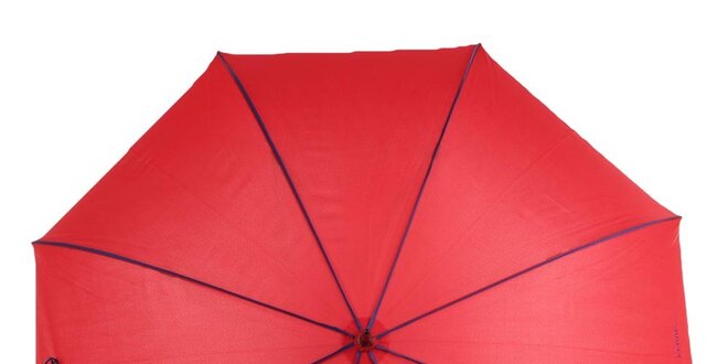 Dámsky červený dáždnik s fialovými lemami Ferré Milano