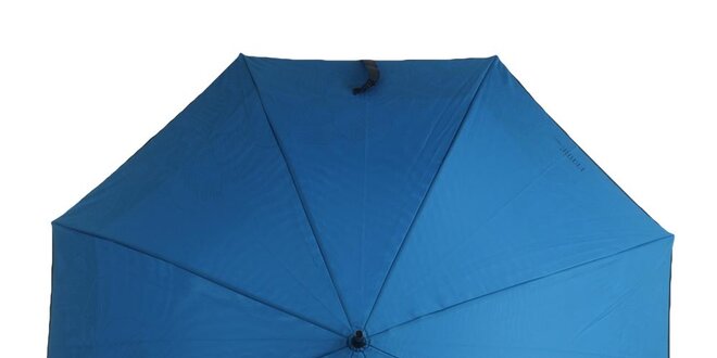Dámsky modrý dáždnik s čiernou rukoväťou Ferré Milano