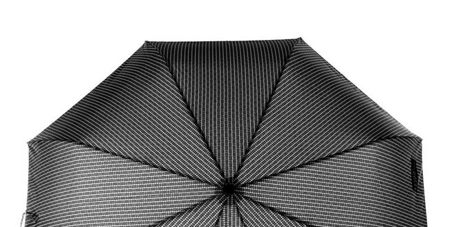 Pánsky skladací dáždnik so šedým vzorom Ferré Milano