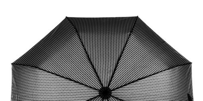 Pánsky vystreľovací dáždnik so šedým vzorom Ferré Milano