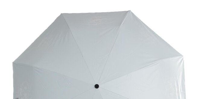Dámsky modro-biely skladací dáždnik Ferré Milano