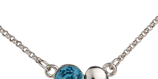 Dámsky náhrdelník s modrým srdiečkom Fifi Ange