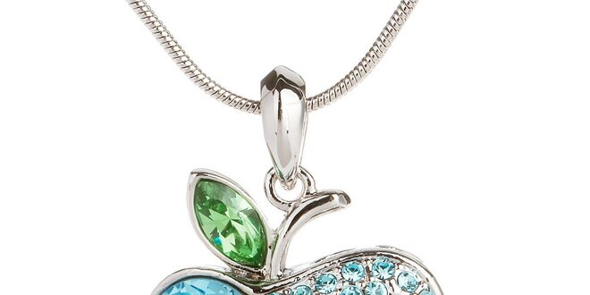Dámsky náhrdelník s modrým jabĺčkom Fifi Ange